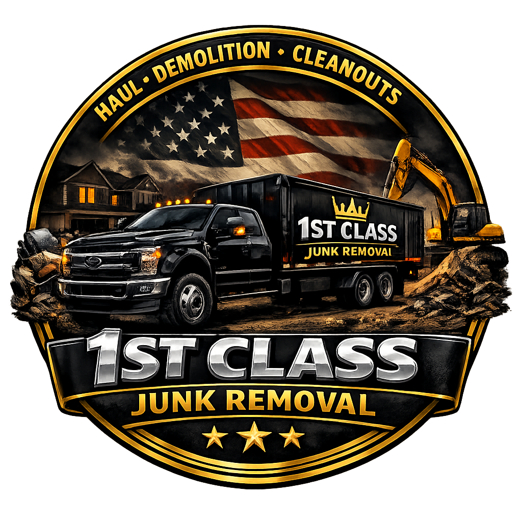 1st Class Junk Removal Logo